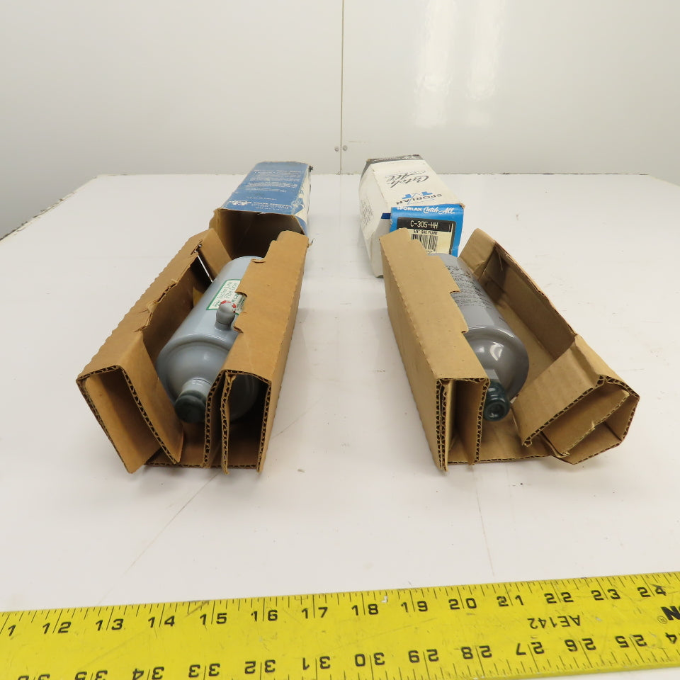 Sporlan C-305-S-T-HH & C-305-HH Suction Line Filter Driers 500PSIG 5/8" Lot Of 2