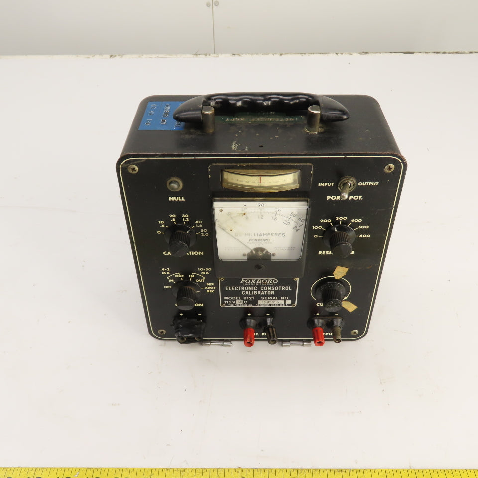 Foxboro 8121 Electronic Consotrol Calibrator 115V 60HZ