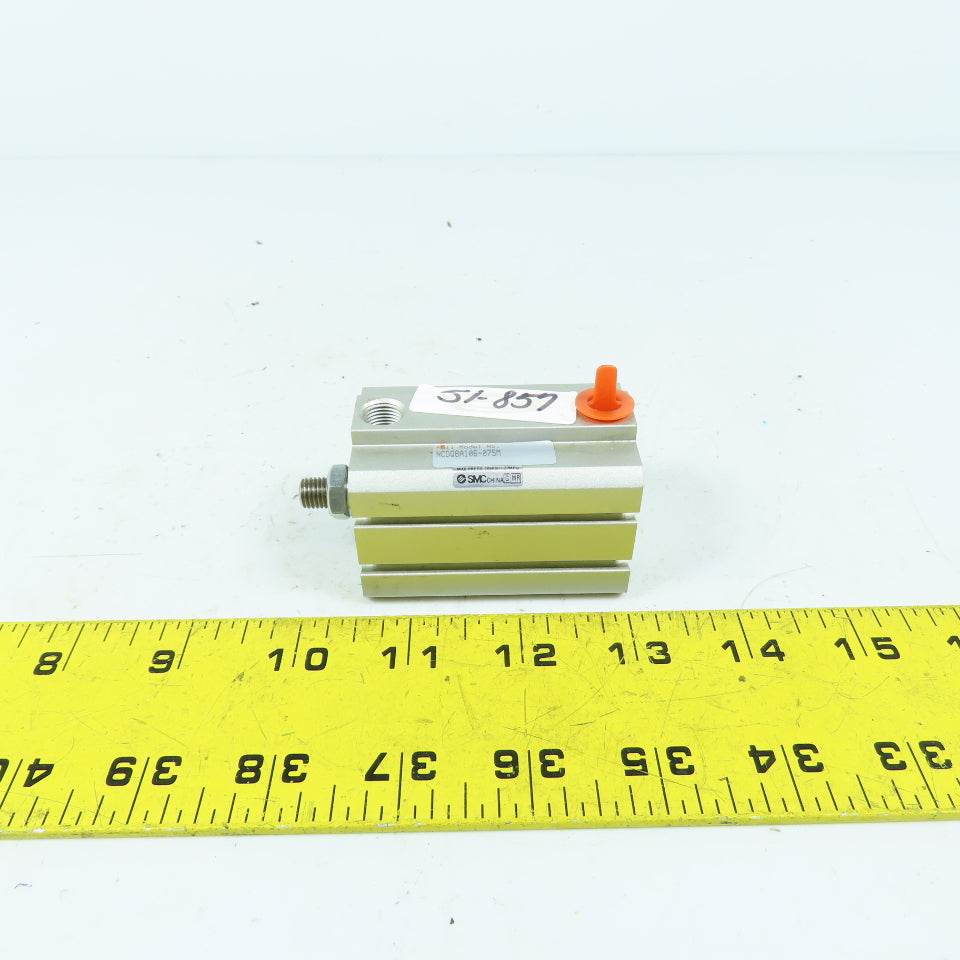 SMC NCDQ8A106-075M Compact Double Acting Air Cylinder 1-1/16" Bore 3/4" Stroke