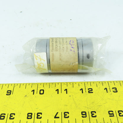 BDCA150-12-12 Aluminum Flexible Shaft Coupling 3/8" x 3/8" x 2.35" Long 1.5" OD