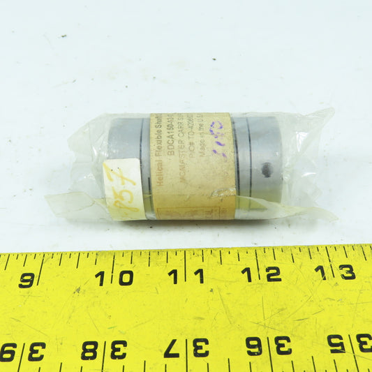 BDCA150-12-12 Aluminum Flexible Shaft Coupling 3/8" x 3/8" x 2.35" Long 1.5" OD