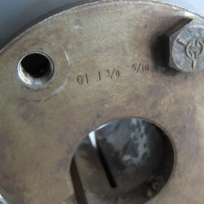 3-Groove V-Belt Pulley A, B Belt Section 8.95" OD Q1 Bore 1-3/8"
