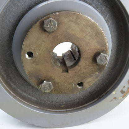 3-Groove V-Belt Pulley A, B Belt Section 8.95" OD Q1 Bore 1-3/8"