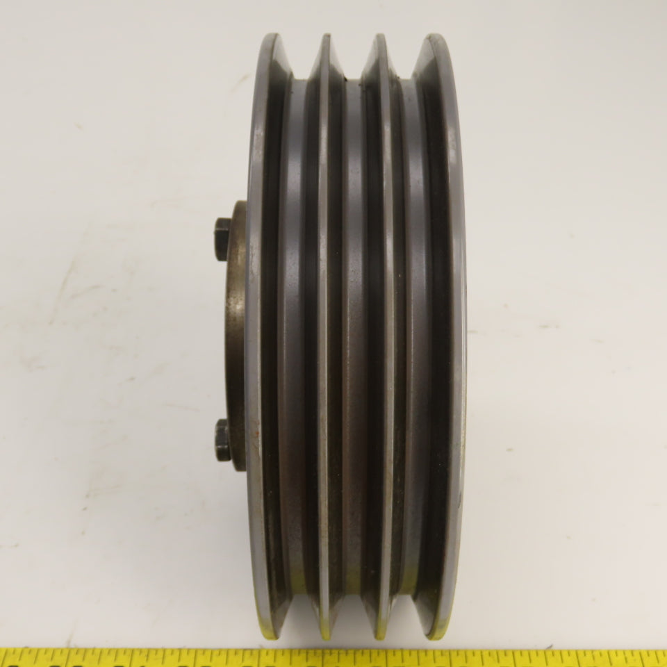 3-Groove V-Belt Pulley A, B Belt Section 8.95" OD Q1 Bore 1-3/8"