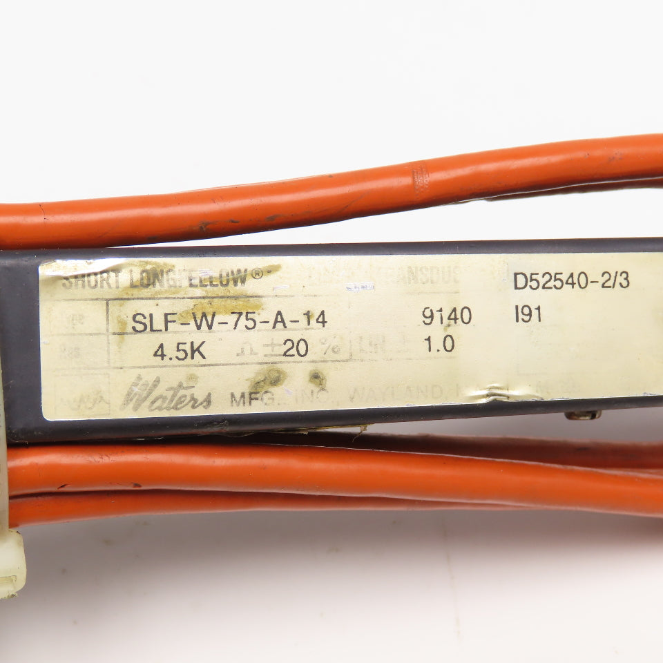 Waters Mfg. SLF-W-75-A-14 Short Longfellow Linear Transducer