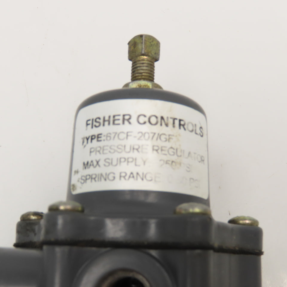 Fisher Controls 67CF-207/GF 1/4" NPT Compressed Air Pressure Regulator 250PSI