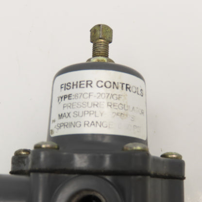 Fisher Controls 67CF-207/GF 1/4" NPT Compressed Air Pressure Regulator 250PSI