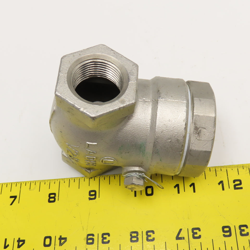 Ladish 0701-238 3/4" CF8M Stainless Steel Swing Check Valve CL200