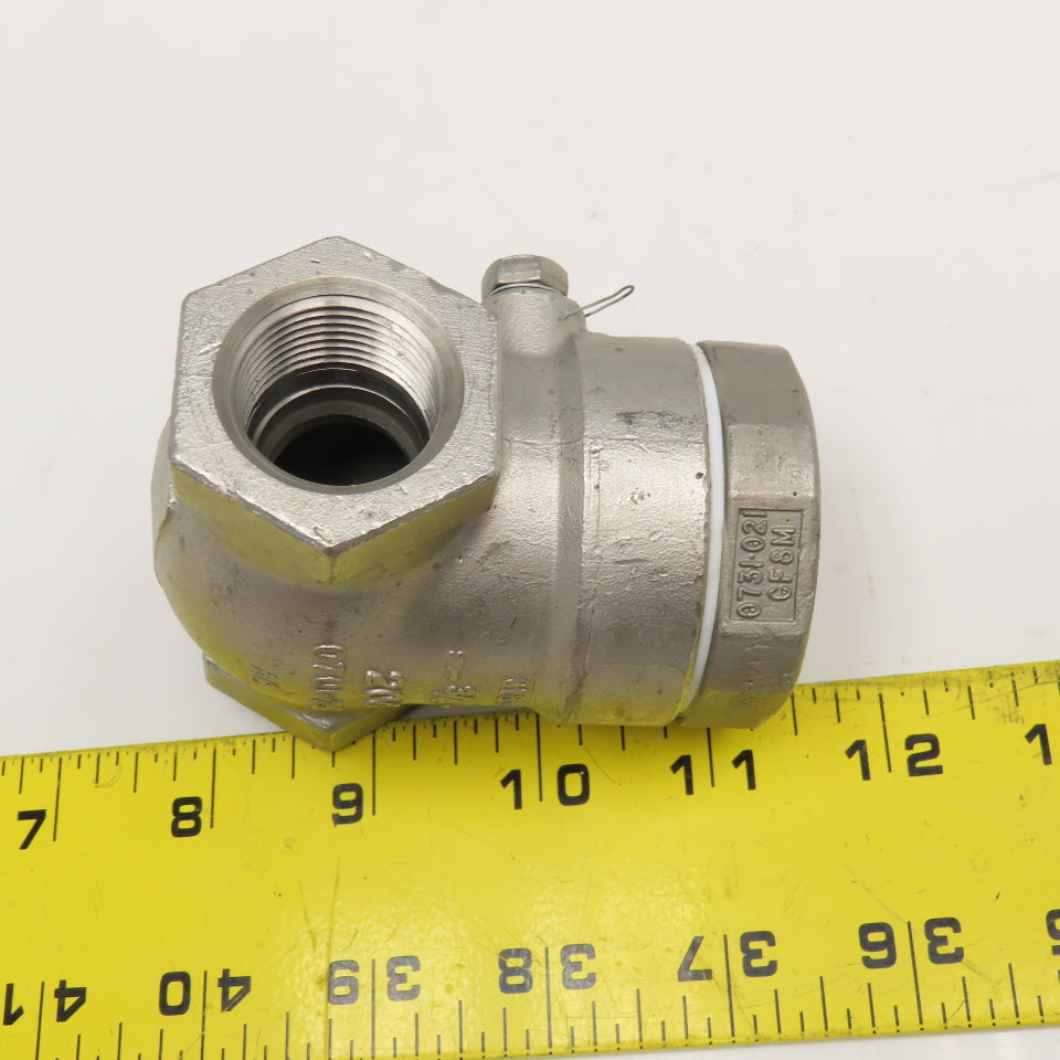 Ladish 0701-238 3/4" CF8M Stainless Steel Swing Check Valve CL200