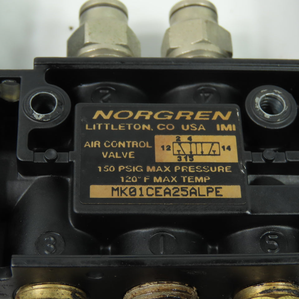 MK01CEA25ALPE Pneumatic Air Control Valve 150PSIG 24V Coil