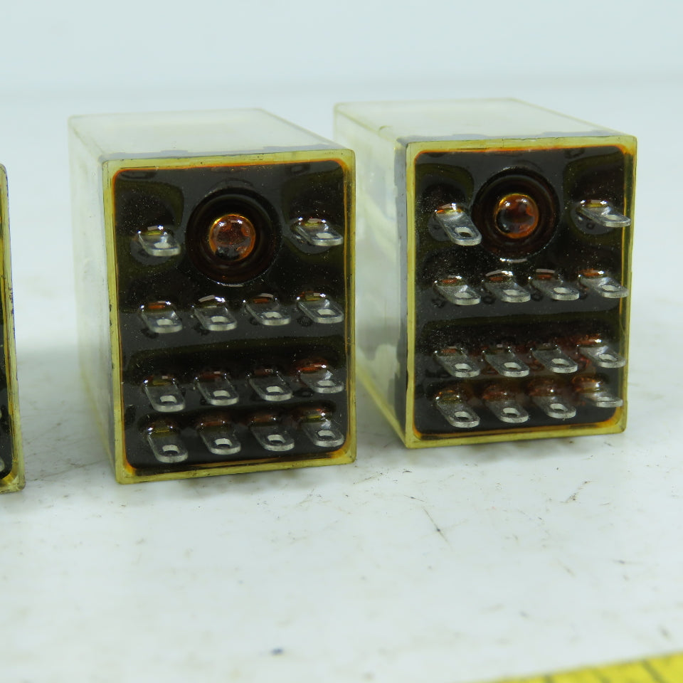 Omron MYQ4ZN 110/120VAC Relay 14-Pin Lot Of 4