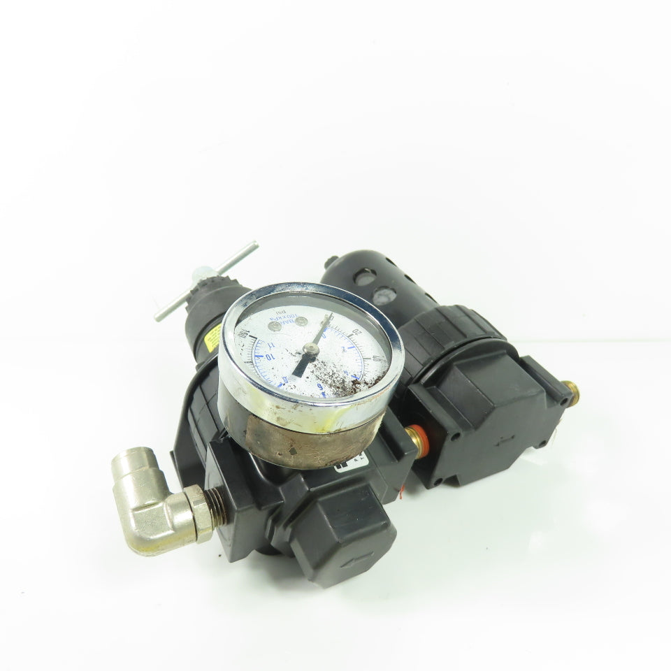 Parker 16A1C00007 Pneumatic Filter Regulator 150PSI 1/4" NPT