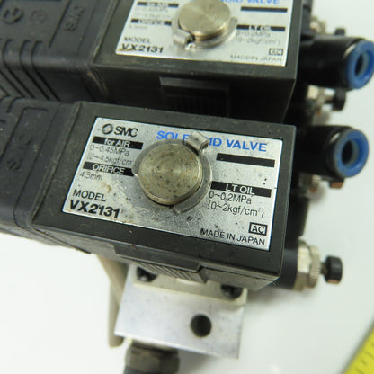 SMC VX2131 Solenoid Valve 100-110V Coil 4.5mm Orifice 0.45MPa
