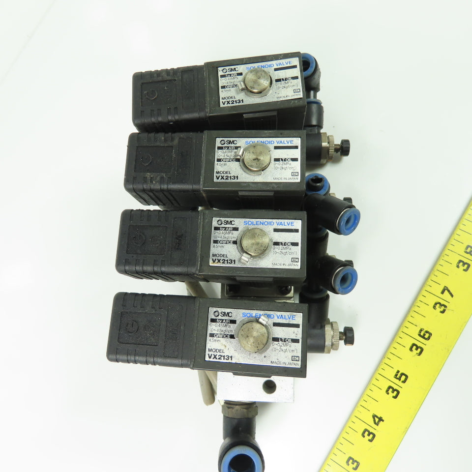 SMC VX2131 Solenoid Valve 100-110V Coil 4.5mm Orifice 0.45MPa