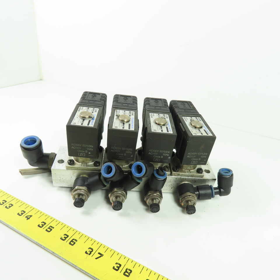 SMC VX2131 Solenoid Valve 100-110V Coil 4.5mm Orifice 0.45MPa