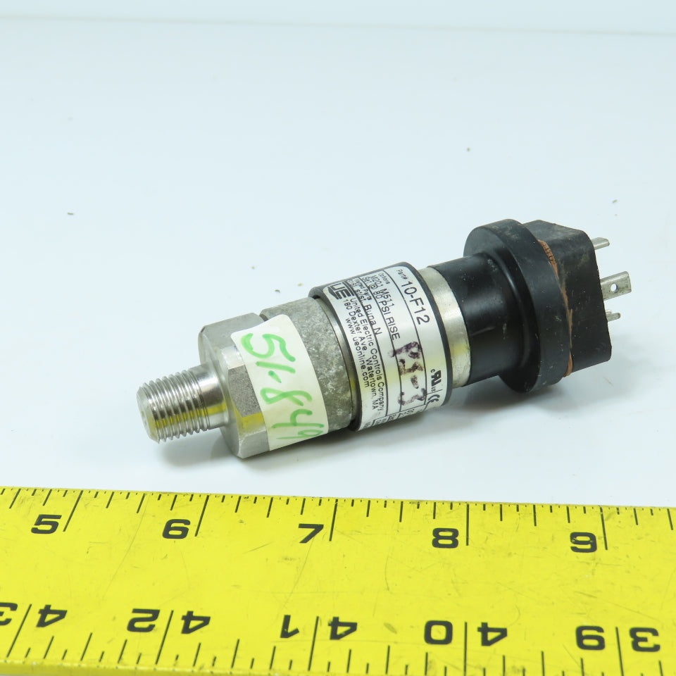 United Electric 10-F12 10 Series Pressure Switch 600PSI Max 5A 250VAC