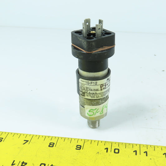 United Electric 10-F12 10 Series Pressure Switch 600PSI Max 5A 250VAC