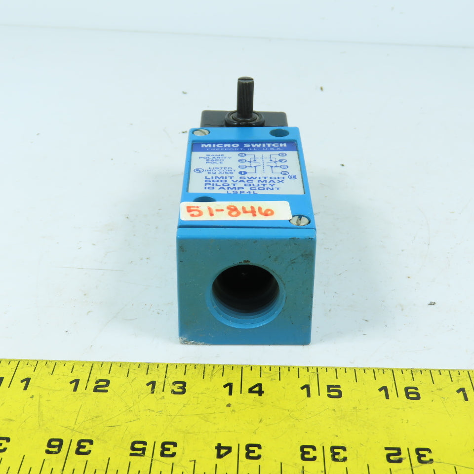 Micro Switch LSP4L Snap Action Limit Switch 10A 600VAC Pilot Duty