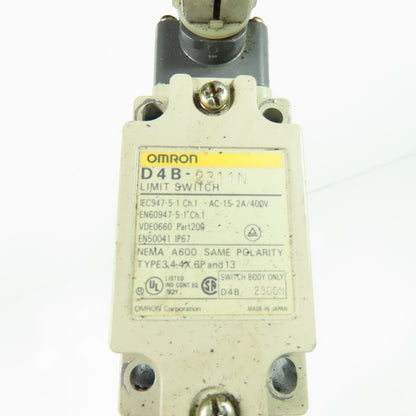 Omron D4B-2311N Limit Switch 400V 2A