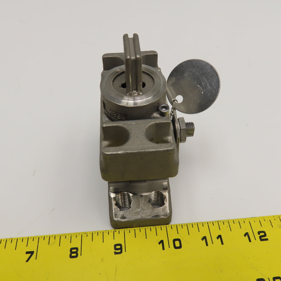 Model 84F B0194VZ I/A Series Intelligent Vortex Flowmeter CF8M Isolation Valve