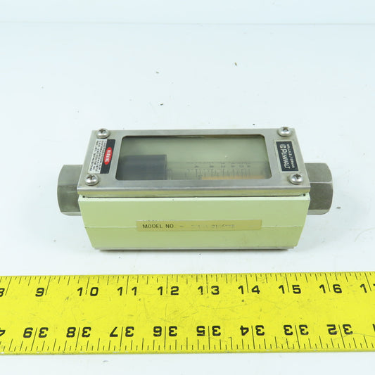 Wallace Tiernan Pennwalt 551GA02106XXL GPM Water Flow Meter