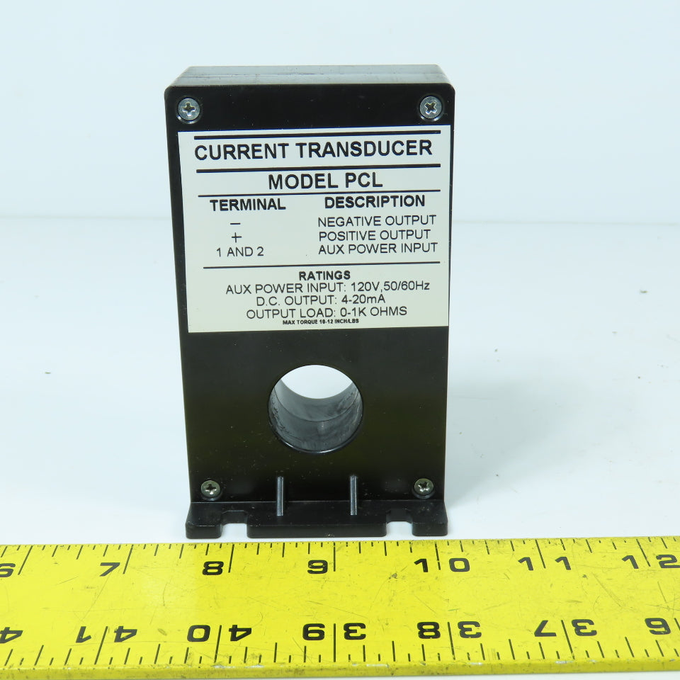 Instrument Transformers Inc. PCL-75 Current Transducer 120V Input 4-20mADC Out