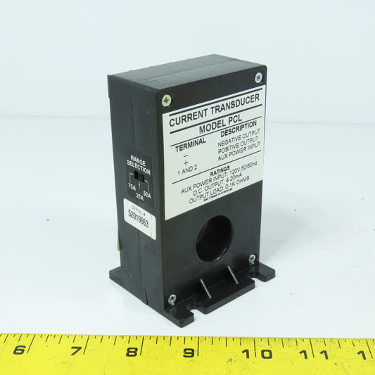 Instrument Transformers Inc. PCL-75 Current Transducer 120V Input 4-20mADC Out