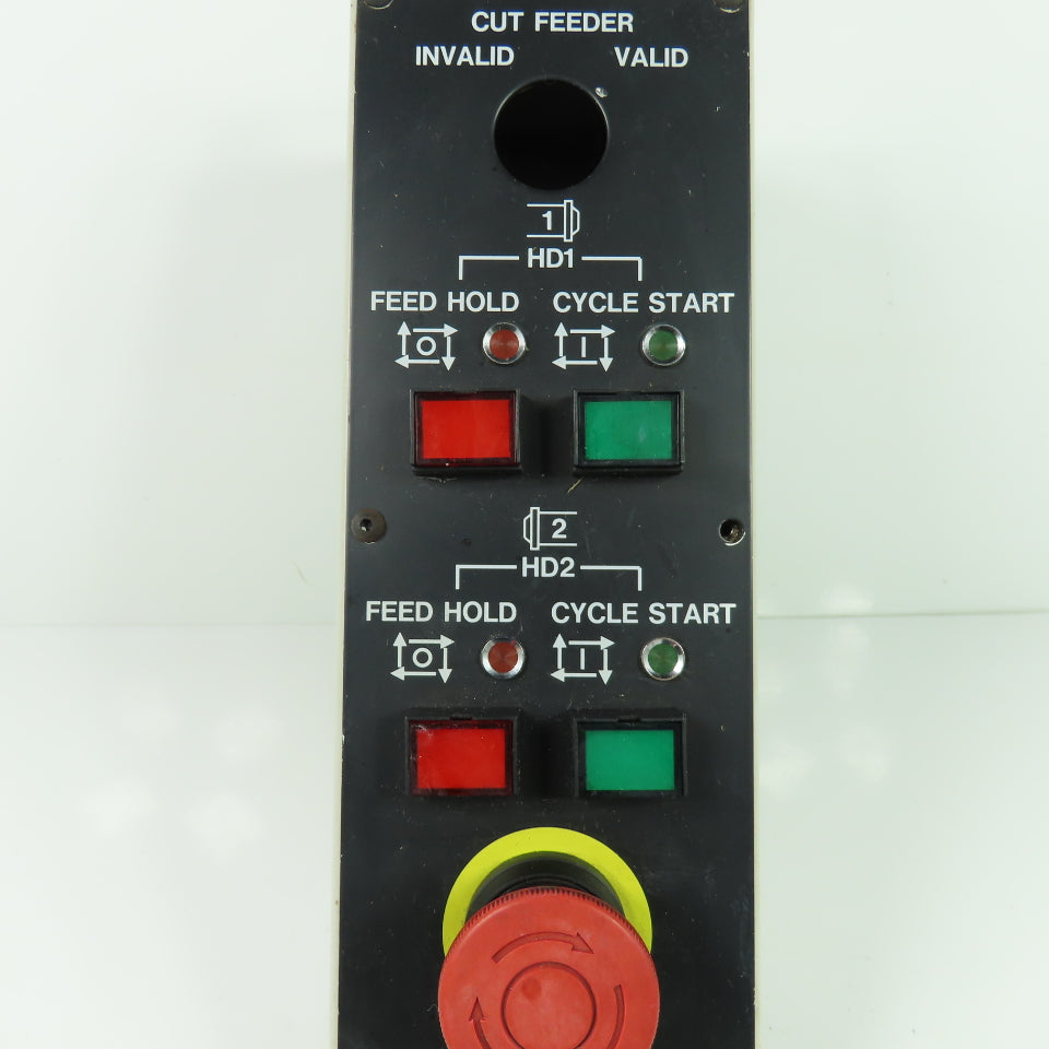 Yamazaki Mazak Operator Control Panel Board Controls 10.25" x 3.75" W/E-Stop