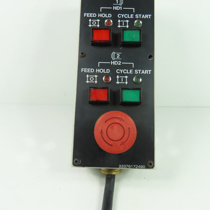 Yamazaki Mazak Operator Control Panel Board Controls 10.25" x 3.75" W/E-Stop