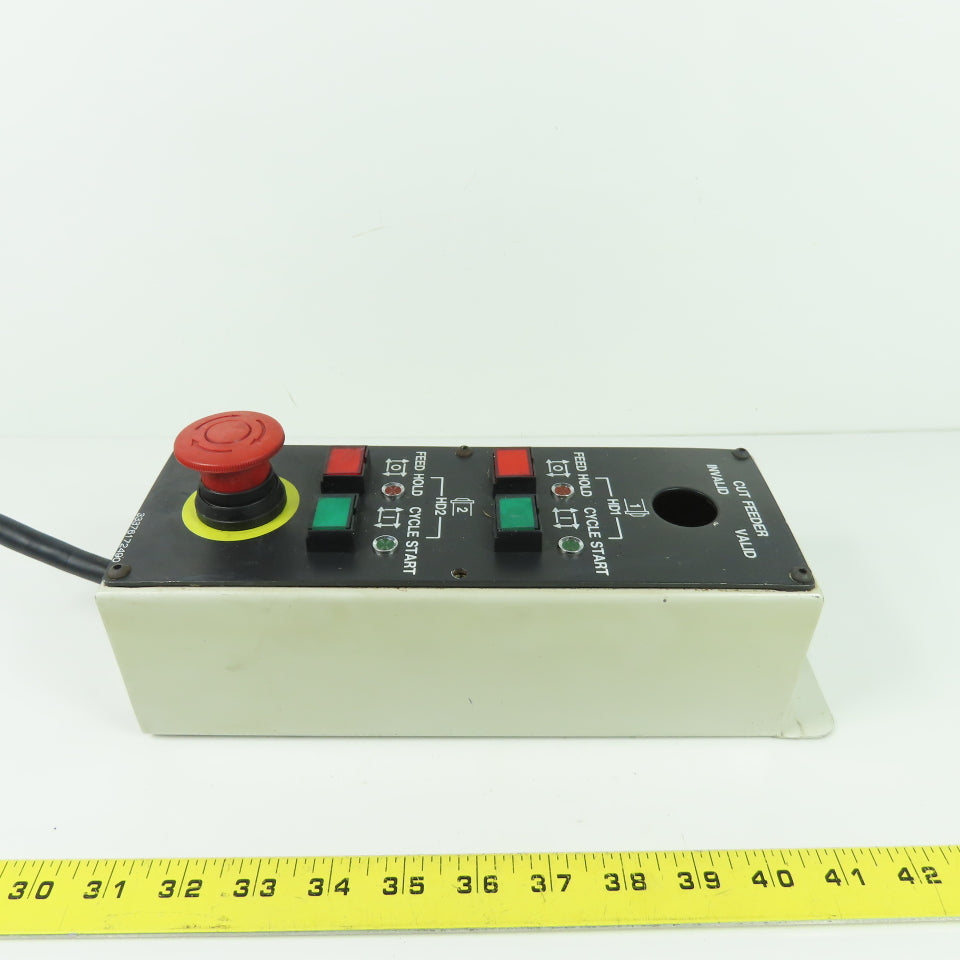 Yamazaki Mazak Operator Control Panel Board Controls 10.25" x 3.75" W/E-Stop