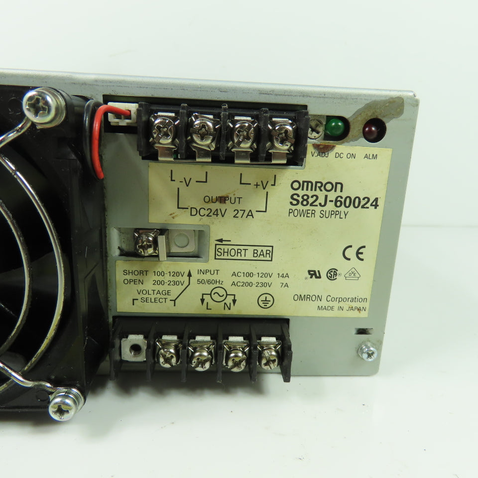 Omron S82J-60024 Power Supply 100-230V Input 24VDC Output