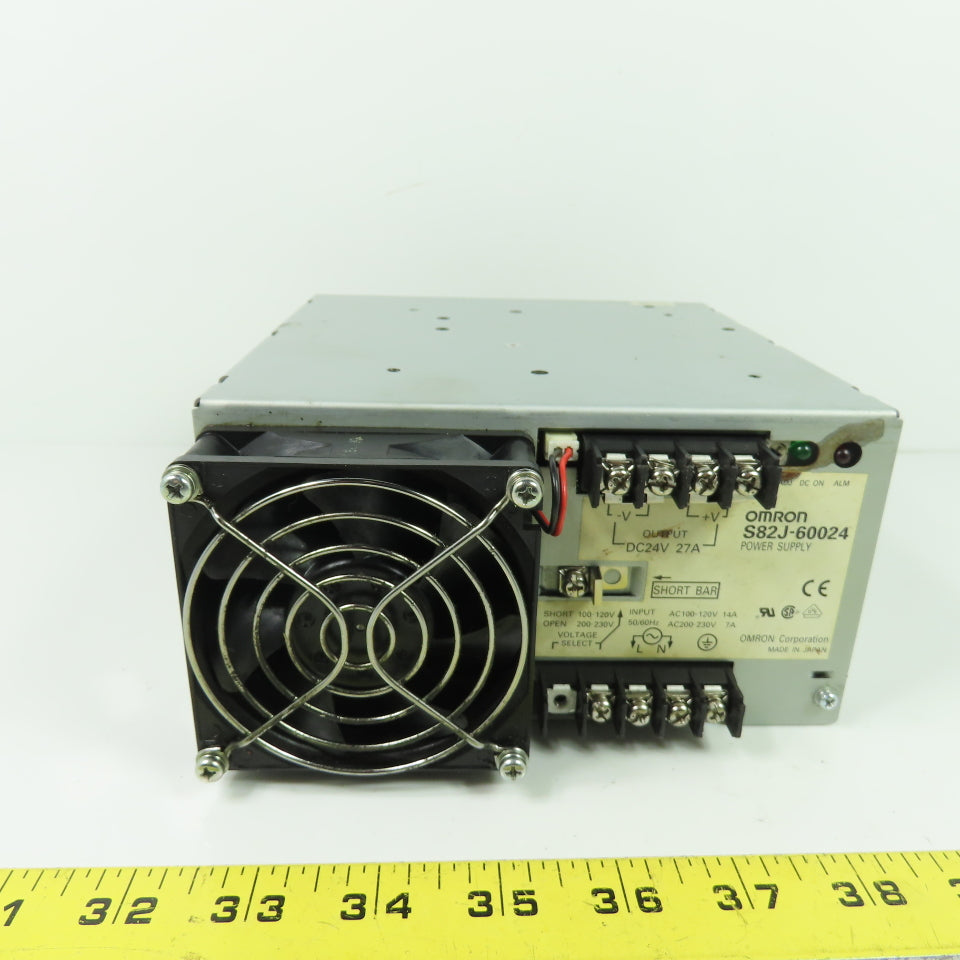 Omron S82J-60024 Power Supply 100-230V Input 24VDC Output