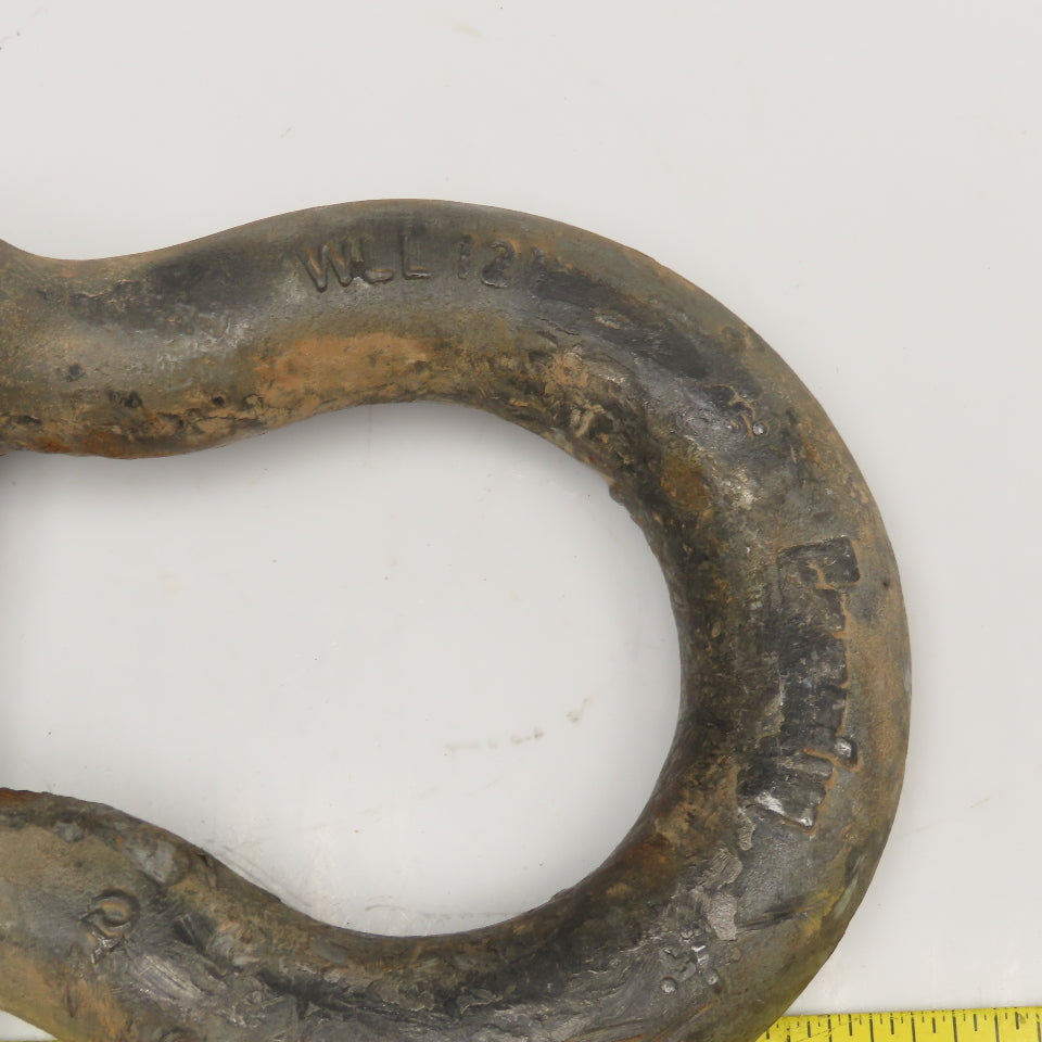 Crosby 1-1/2" 12T WLL Rigging Lifting Threaded Pin Shackle