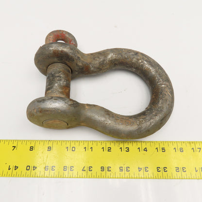 Crosby 1-1/2" 12T WLL Rigging Lifting Threaded Pin Shackle