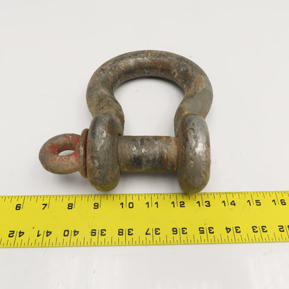 Crosby 1-1/2" 12T WLL Rigging Lifting Threaded Pin Shackle
