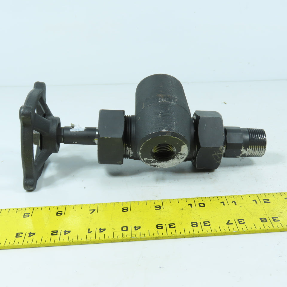 Jerguson No. 146 2400PSI Offset Ball Valve 3/4" x 1/2"
