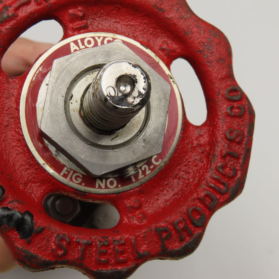 Aloyco Fig 122-C 3/4" NPT CF3M Stainless Steel Gate Valve CL150