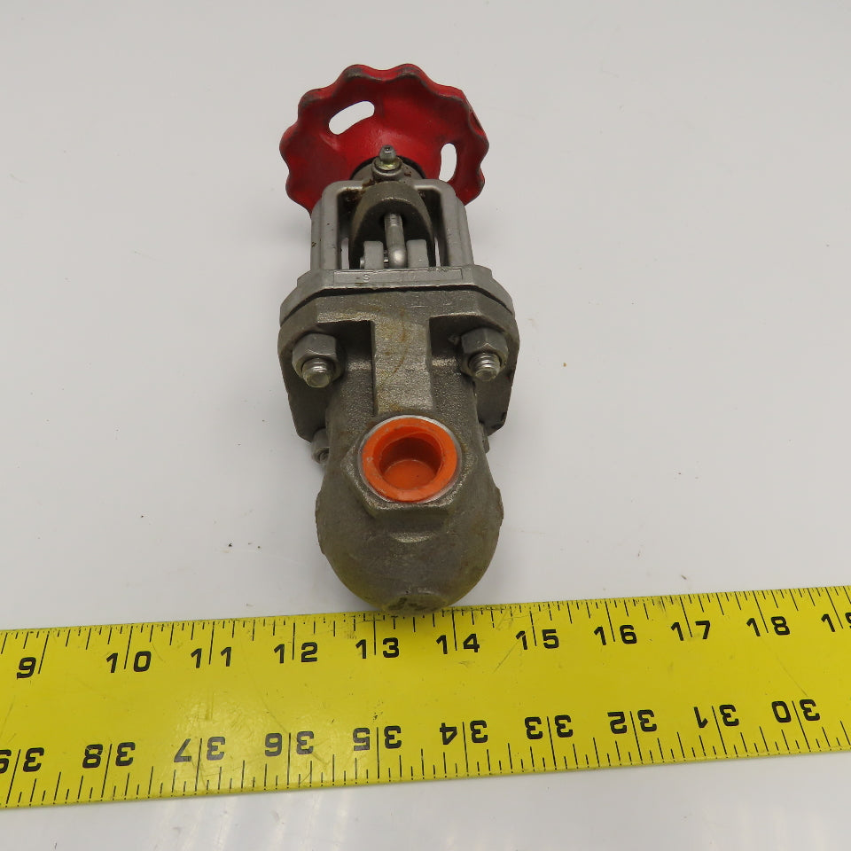 Aloyco Fig 122-C 3/4" NPT CF3M Stainless Steel Gate Valve CL150