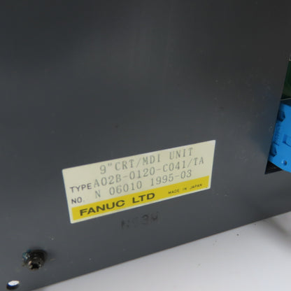 Fanuc A02B-0120-C041/TA 9" CRT/MDI Operator Interface Control Panel Board