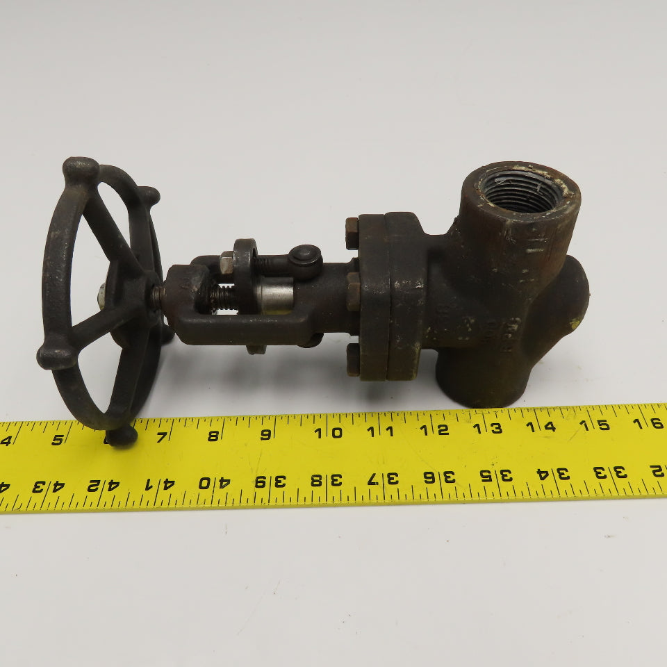 R-P&C Fig F80-D 1" NPT Forged Steel Globe Valve 1975# Max