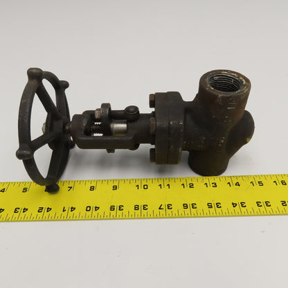 R-P&C Fig F80-D 1" NPT Forged Steel Globe Valve 1975# Max