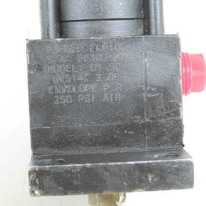 Parker Double Acting Air Cylinder 1.5" Bore 2.0" Stroke 250PSI 9/16" Rod