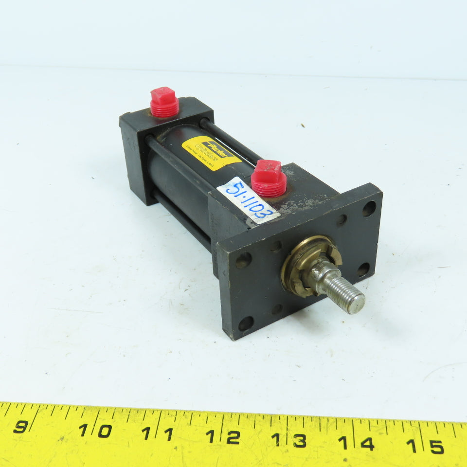 Parker Double Acting Air Cylinder 1.5" Bore 2.0" Stroke 250PSI 9/16" Rod