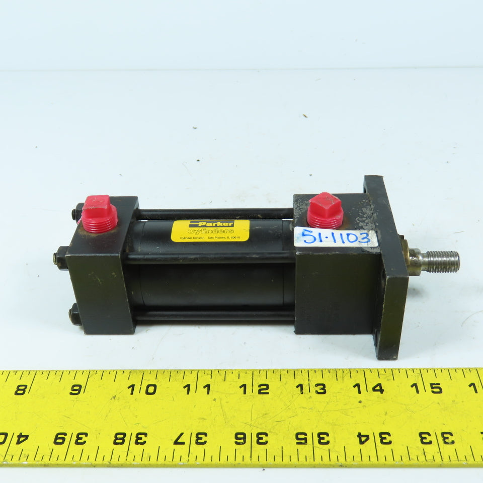 Parker Double Acting Air Cylinder 1.5" Bore 2.0" Stroke 250PSI 9/16" Rod