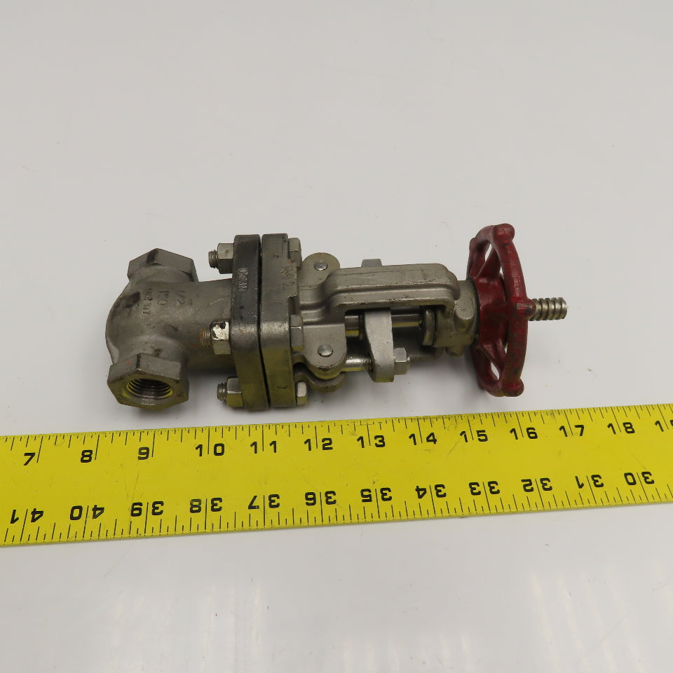 Ladish 8273-0714-05B 1/2" NPT CF3M Gate Valve CL150