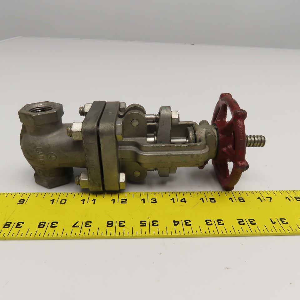 Ladish 8273-0714-05B 1/2" NPT CF3M Gate Valve CL150