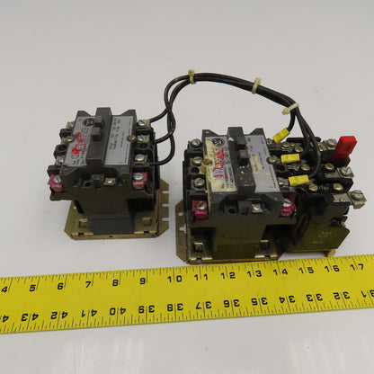 Westinghouse 277A534G01 765A840G01 Size 1 Reversing Motor Starter Assembly 460V