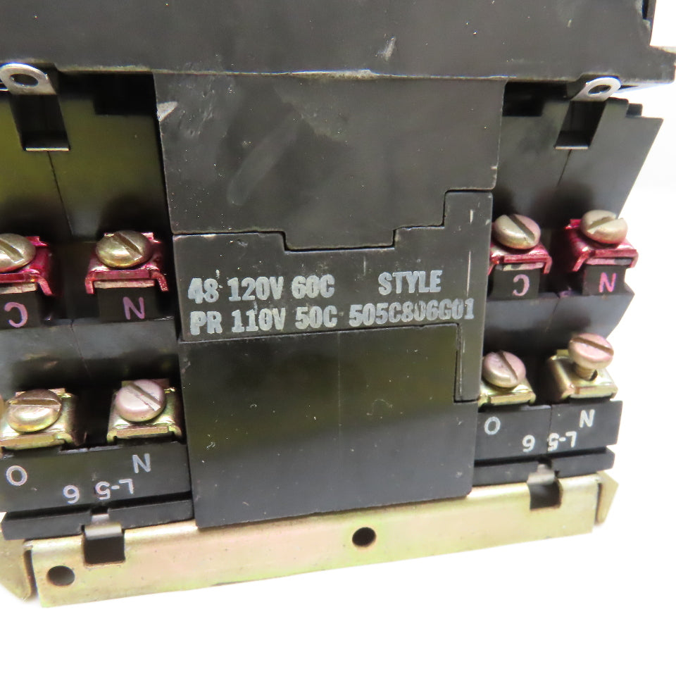 Westinghouse 277A534G01 765A840G01 Size 1 Reversing Motor Starter Assembly 460V