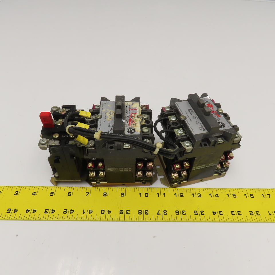 Westinghouse 277A534G01 765A840G01 Size 1 Reversing Motor Starter Assembly 460V