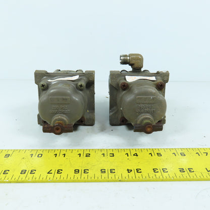 Fisher 67CFR-224 Pneumatic Pressure Regulator 250PSIG Max 0-35 Range Lot Of 2